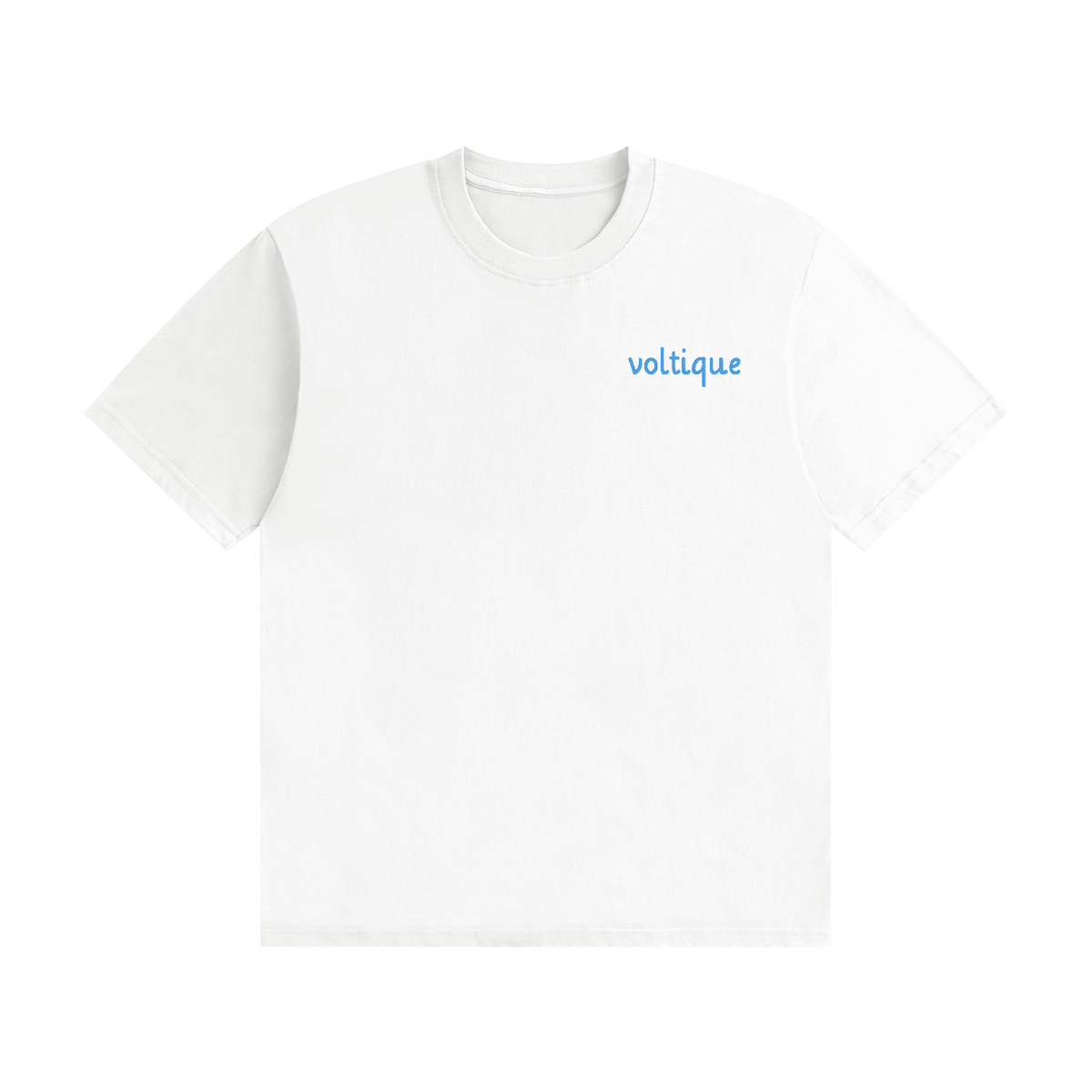 voltique embroidery cotton t-shirt white