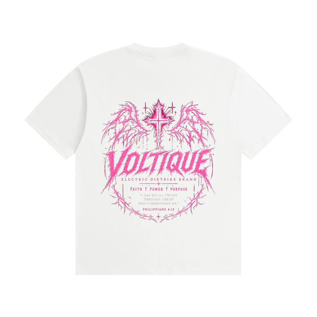 voltique Cotton T-Shirt white
