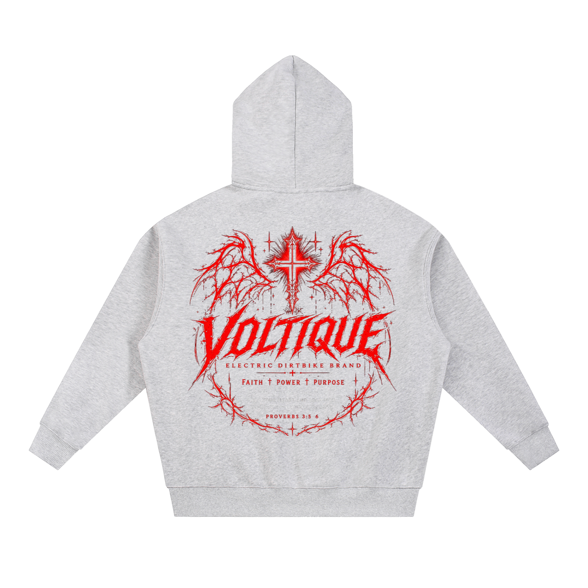 voltique Essential Oversized Fleece Boxy Hoodie