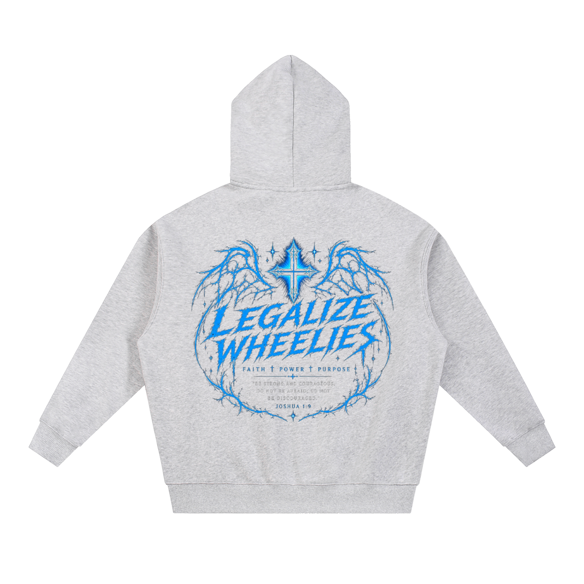legalize wheelies Essential Oversized Fleece Boxy Hoodie