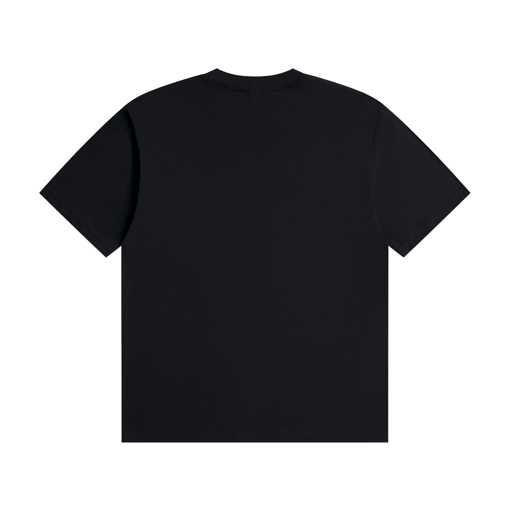 voltique embroidery cotton t-shirt black