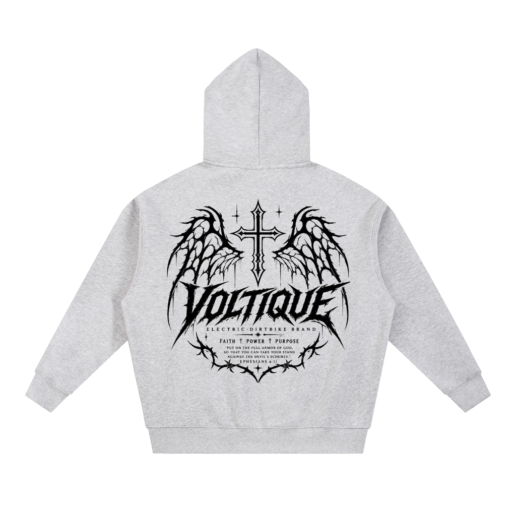 voltique Essential Oversized Fleece Boxy Hoodie