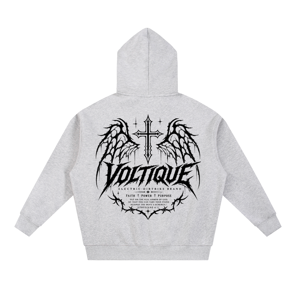 voltique Essential Oversized Fleece Boxy Hoodie