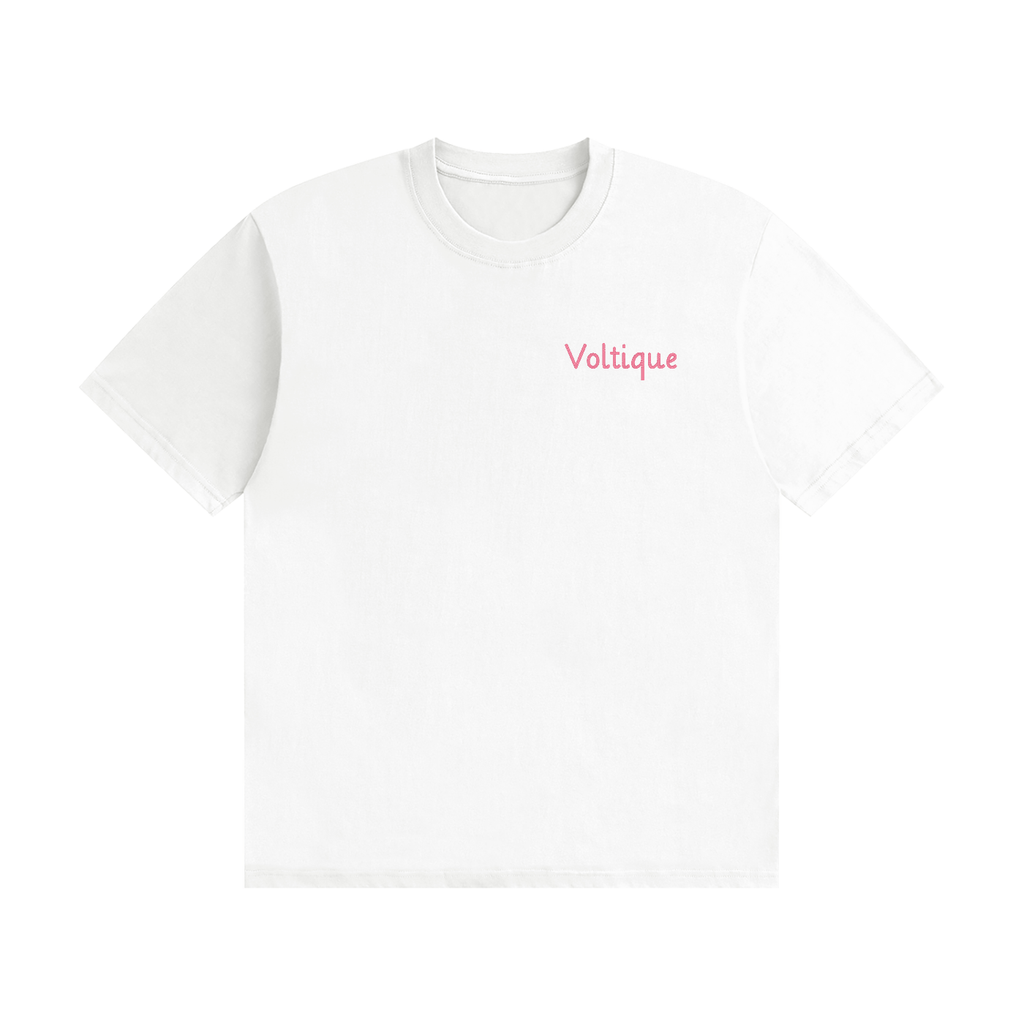 voltique embroidery cotton t-shirt white