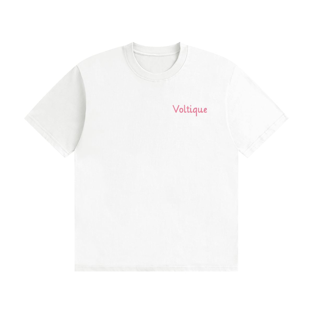 voltique embroidery cotton t-shirt white