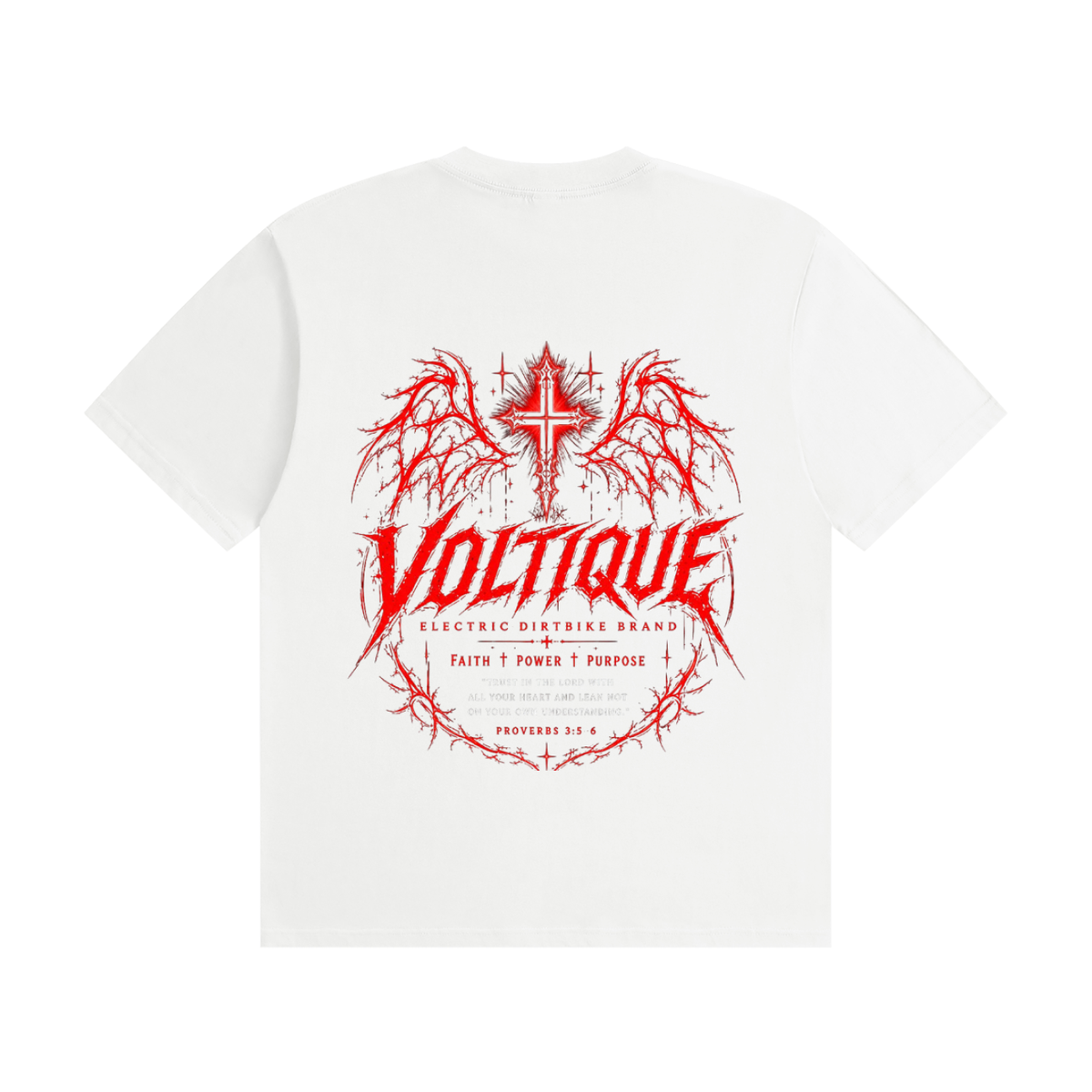 voltique Cotton T-Shirt white