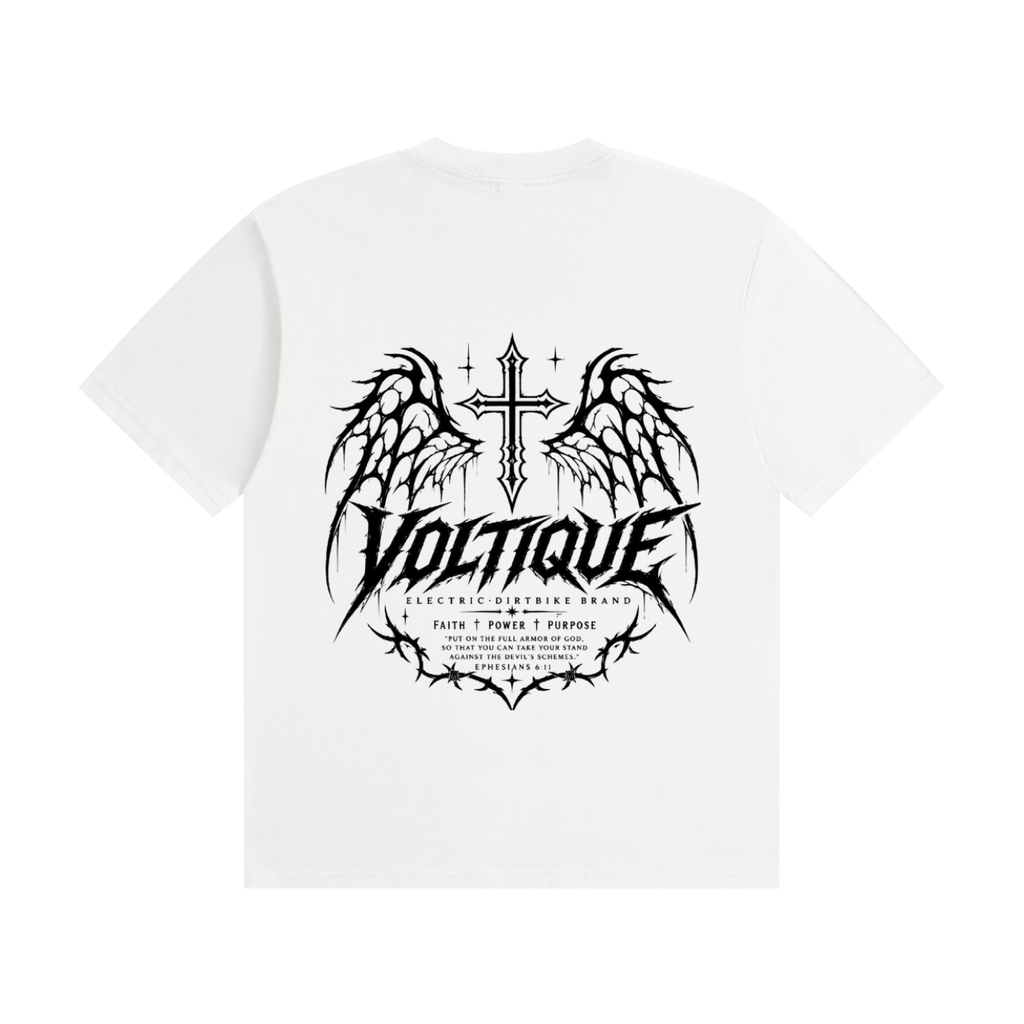voltique Cotton T-Shirt white