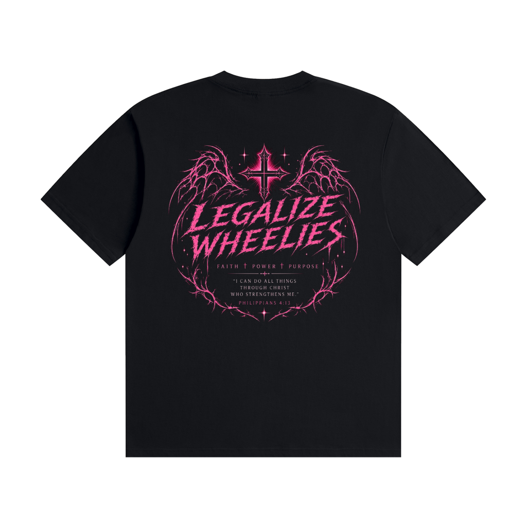 legalize wheelies Cotton T-Shirt