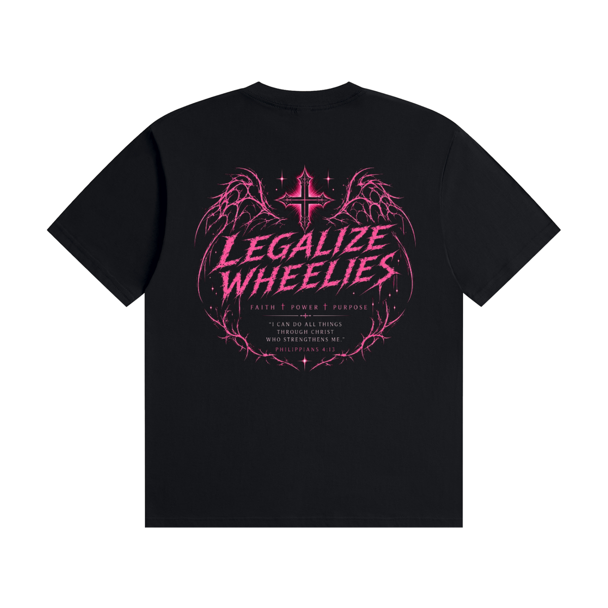 legalize wheelies Cotton T-Shirt