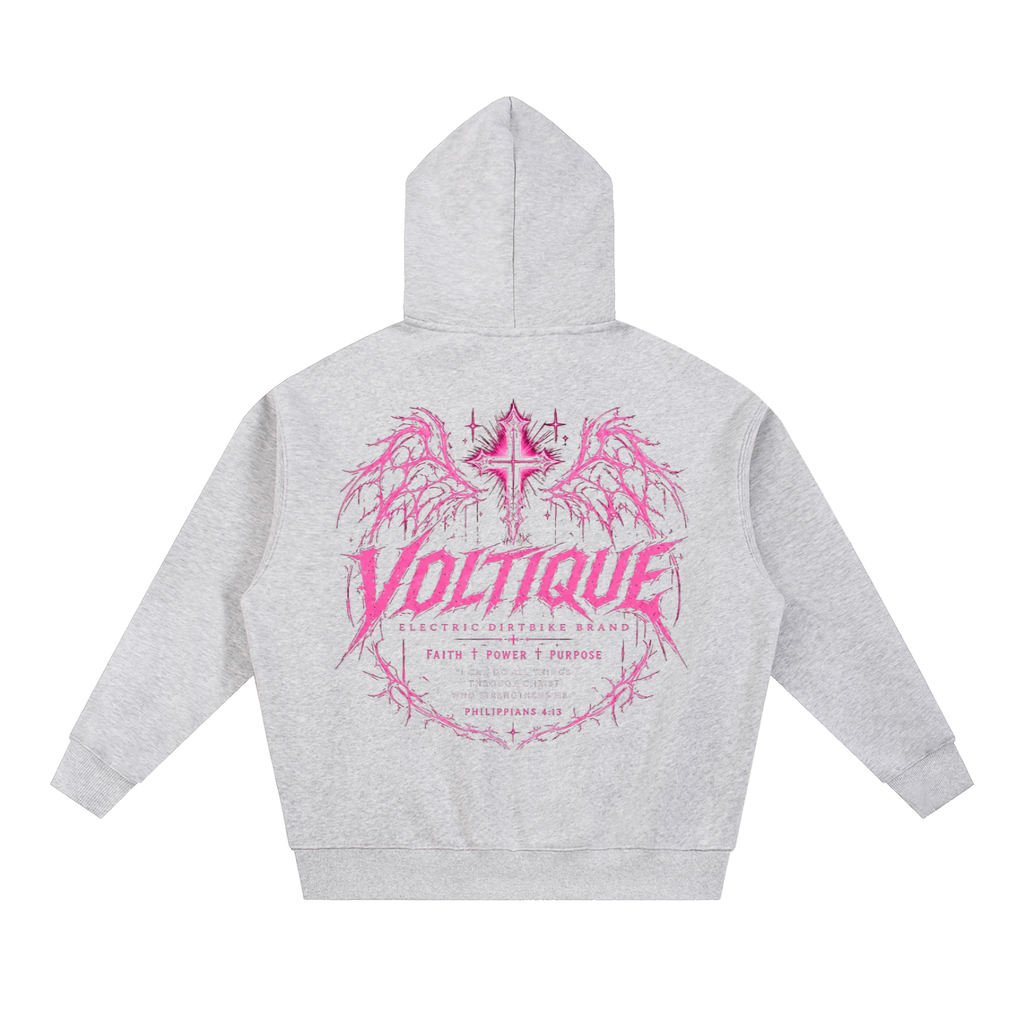 voltique Essential Oversized Fleece Boxy Hoodie