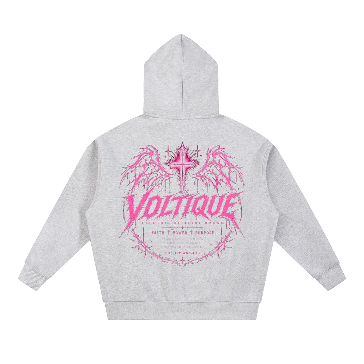 voltique Essential Oversized Fleece Boxy Hoodie