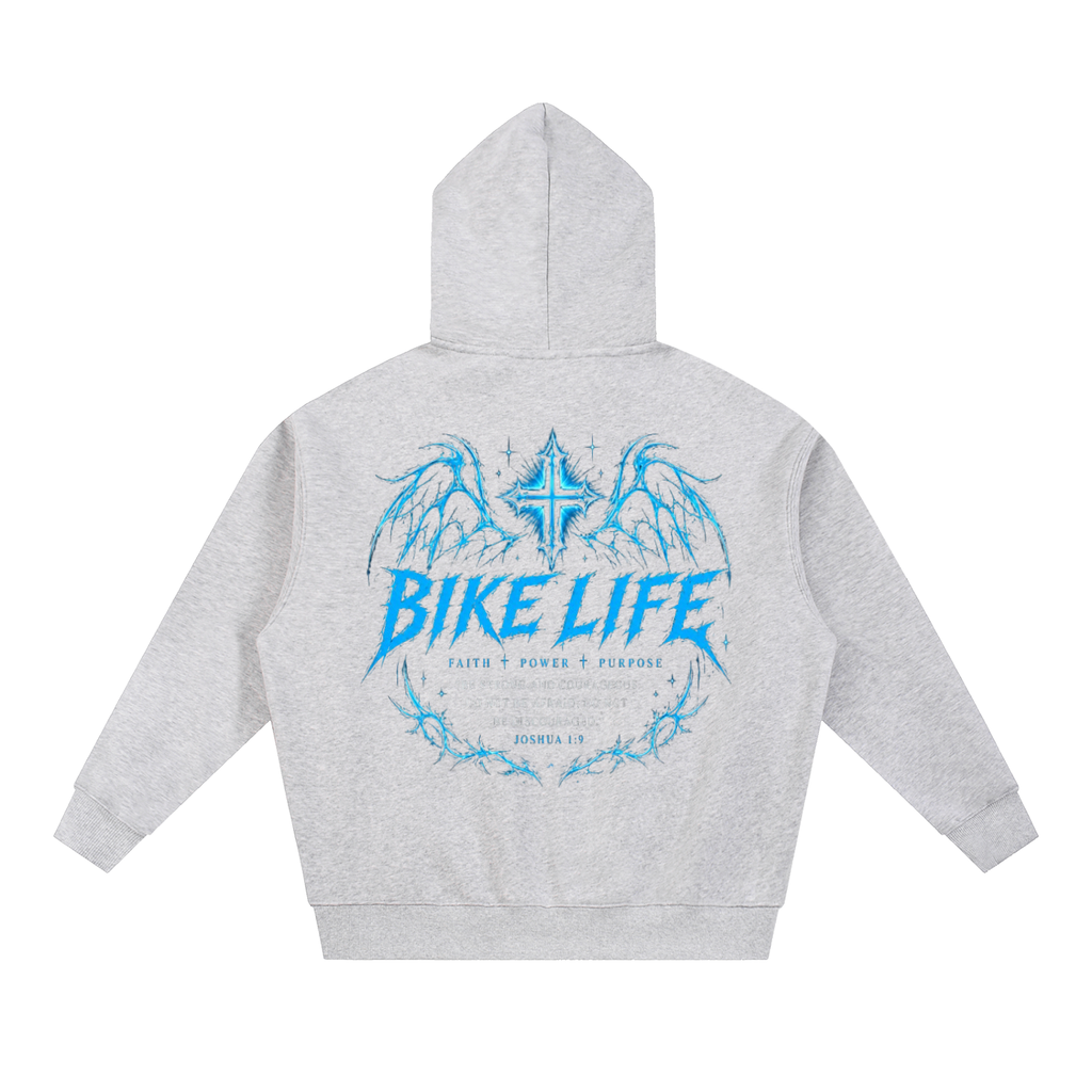 Bike life Essential Oversized Fleece Boxy Hoodie