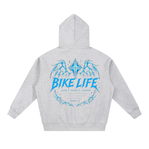Bike life Essential Oversized Fleece Boxy Hoodie