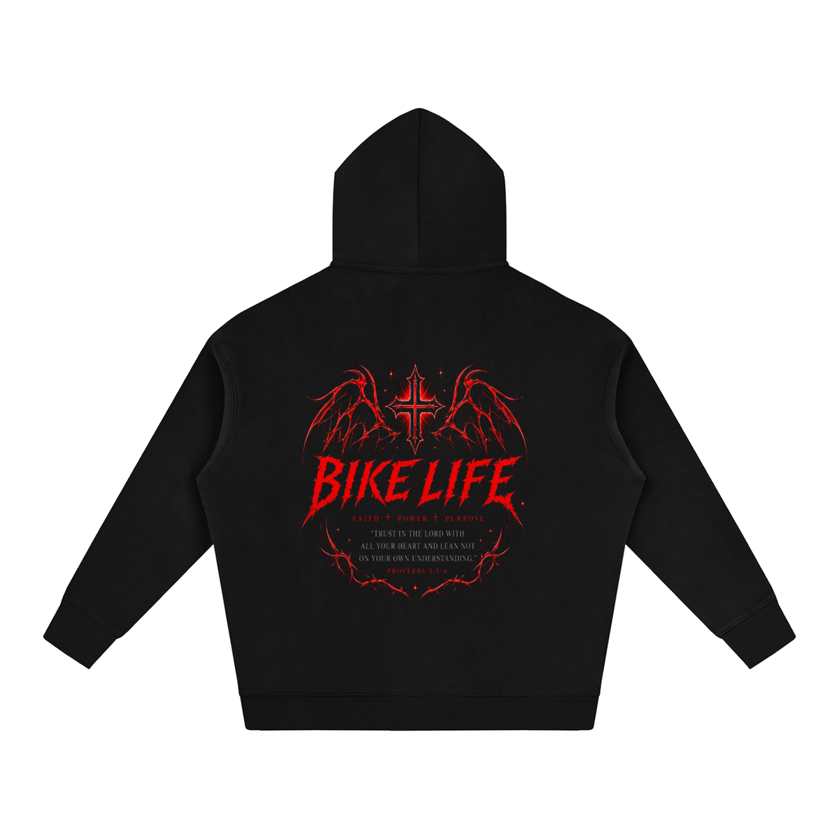 Bike life Oversize Fleeced Hoodie