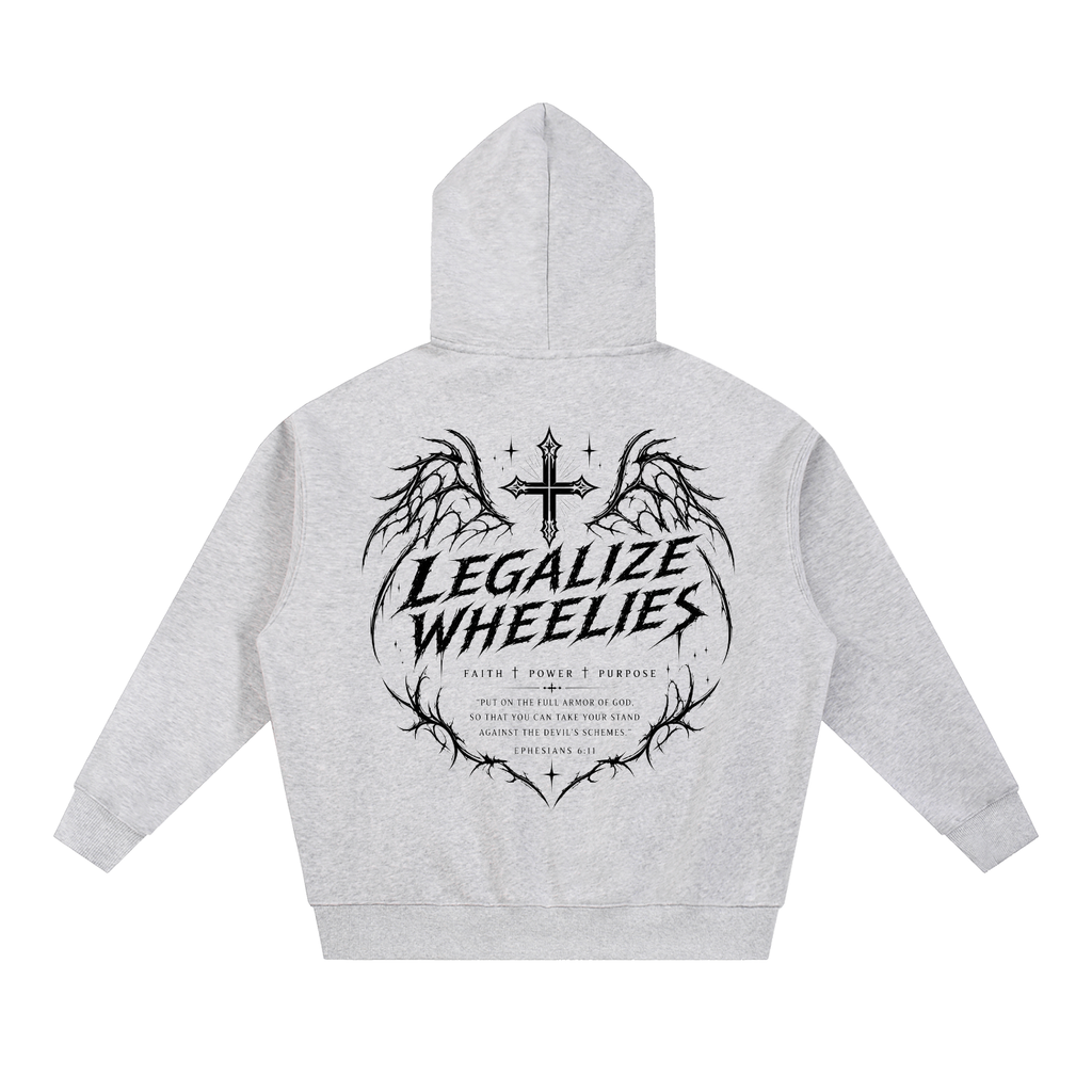 legalize wheelies Essential Oversized Fleece Boxy Hoodie